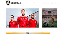 Desktop Screenshot of fodboldfreak.dk